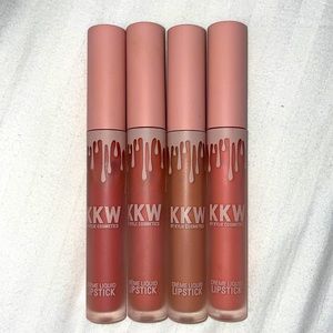 Kylie cosmetics crème liquid lipstick by KKW SET
